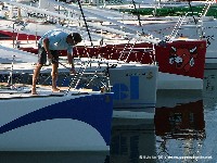 Solitaire Afflelou - Le Figaro 2006  à Cherbourg-Octeville / photo : Eric Le Dû