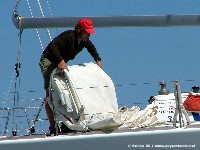 Solitaire Afflelou - Le Figaro 2006  à Cherbourg-Octeville / photo : Eric Le Dû